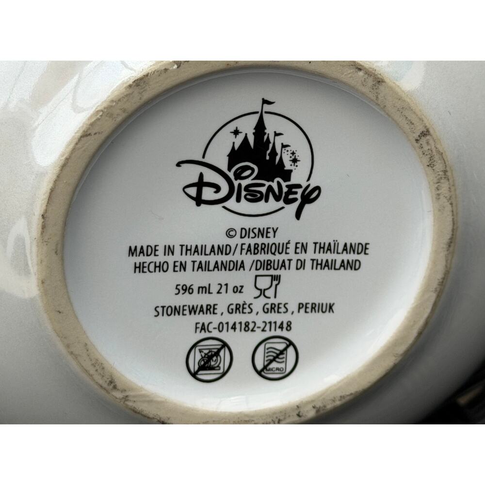 Walt Disney World 50th Anniversary Coffee Cup Mugs Stoneware - Gold Trim Set 6 - Picture 6 of 9